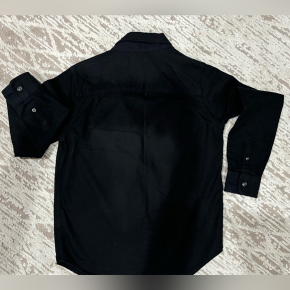 BLACK BUTTON DOWN SHIRT. 👔 M(7/8) - Picture 7 of 9